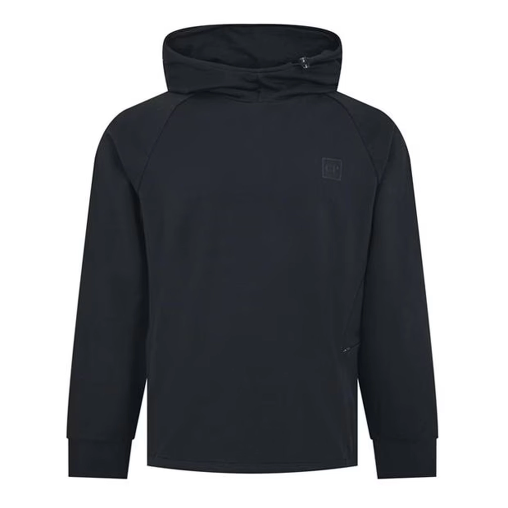 CP Company Logo Badge Hoodie - Blue